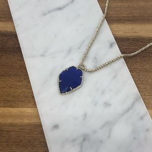 Kendra Scott Blue & Gold Necklace